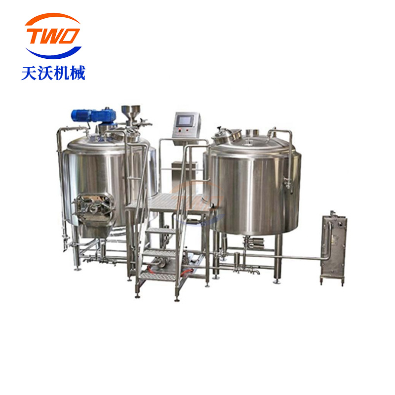 500升二器啤酒糖化系统