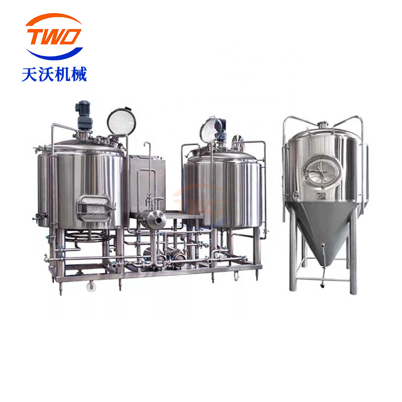 1000升三器啤酒糖化系统