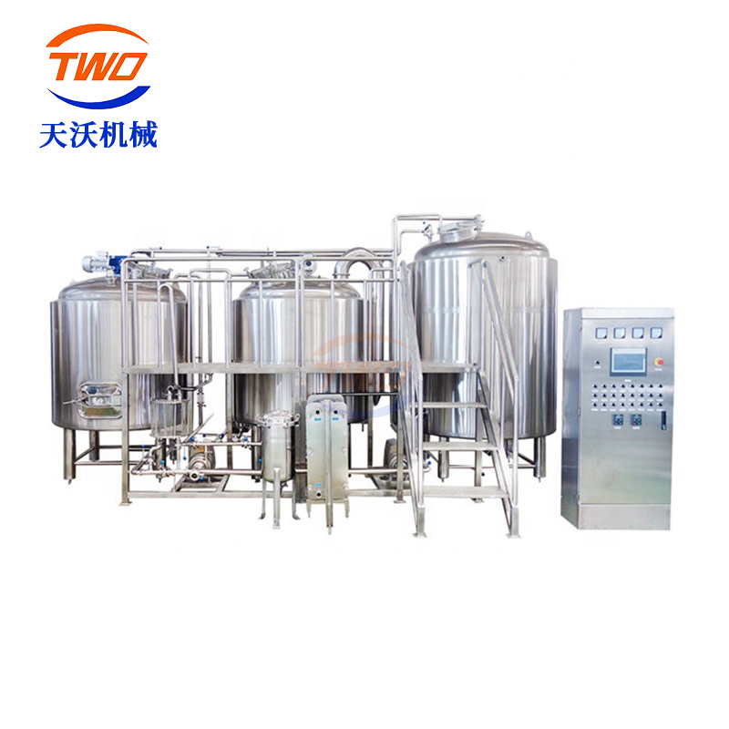 5000升三器啤酒糖化系统