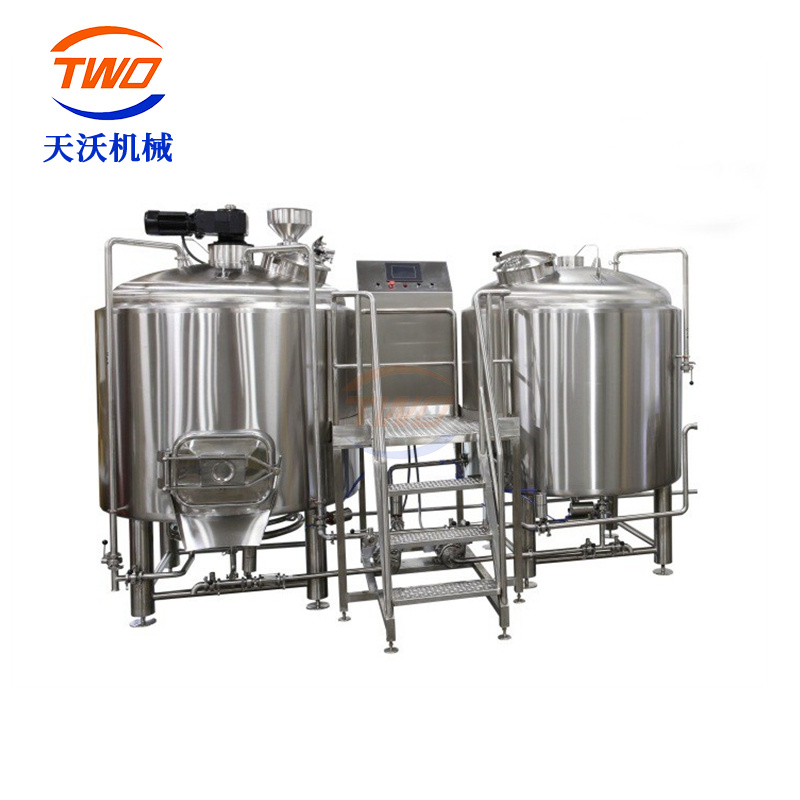 1000升二器啤酒糖化系统