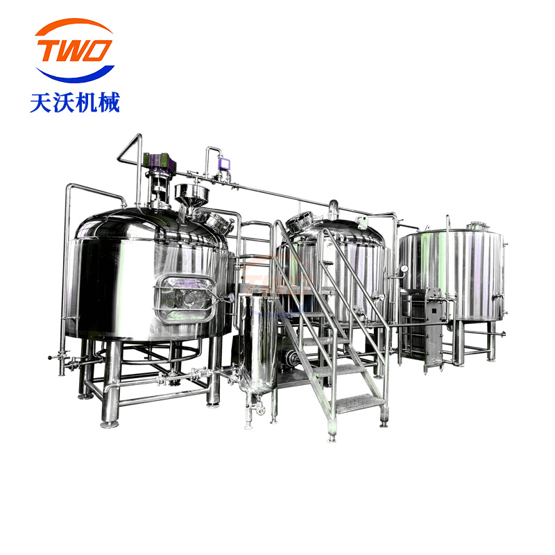 1500升三器啤酒糖化系统
